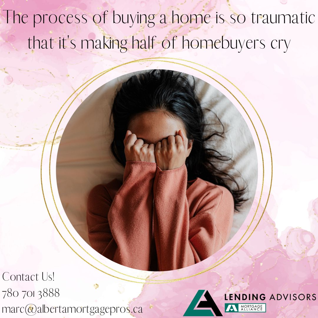 The process of buying a home is so traumatic that it's making half of homebuyers cry